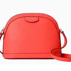 Kate Spade NWT Sylvia pebble leather dome crossbody satchel in st…